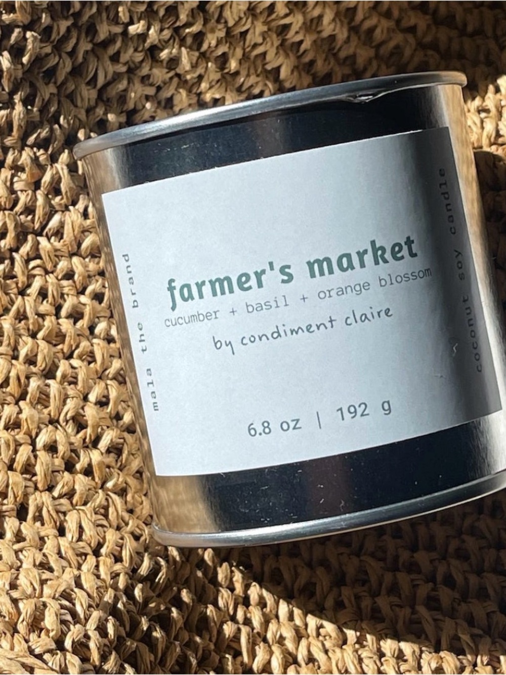 MALA THE BRAND Farmer’s Market Collab Candle